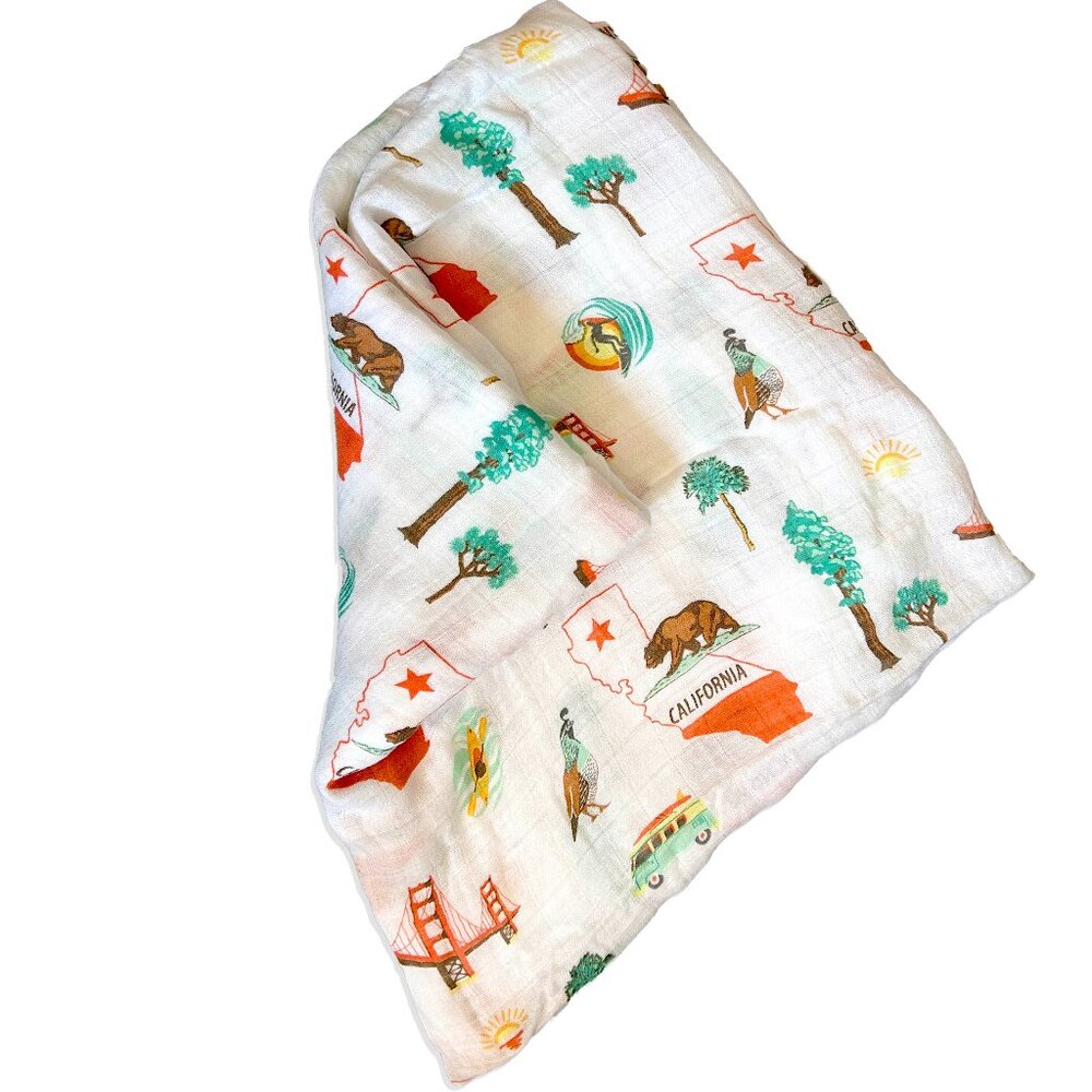 California Baby Muslin Swaddle Blanket
